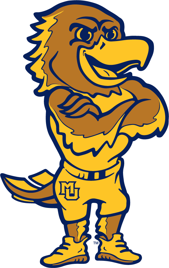 Marquette Golden Eagles 2020-Pres Mascot Logo v2 DIY iron on transfer (heat transfer)